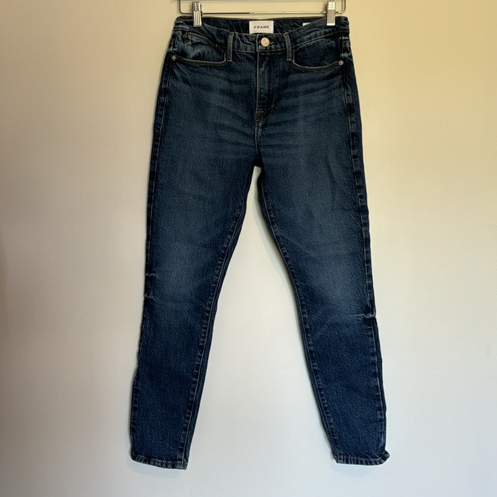 FRAME DENIM LE HIGH SKINNY 27 - Picture 2 of 8